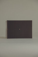 Photo Album SMALL BLACK30 brown heart
