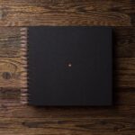 Fotoalbum MEDIUM BLACK40 schwarzes Herz