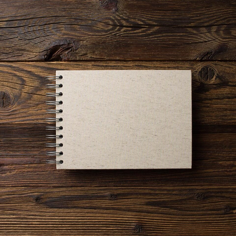 Photo Album MINI BLACK25 natural linen