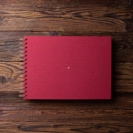 Album na zdjęcia SMALL BLACK30 bordo serce