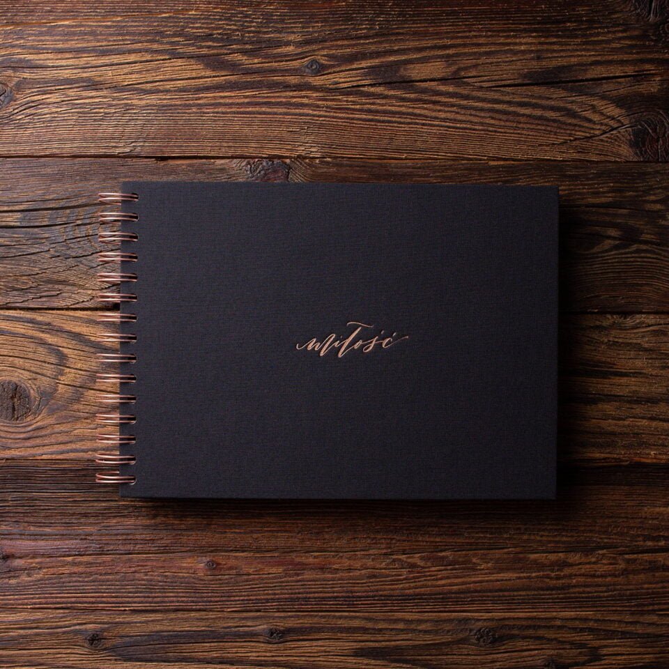 Fotoalbum SMALL BLACK30 schwarz Liebe
