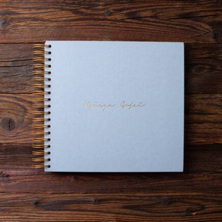 ЗАПРОШУВАЛЬНА КНИГА брудно-синя. Виробник: KAIKO photo alb