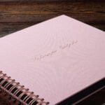 GUEST BOOK pastel pink