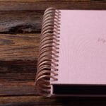 GUEST BOOK pastel pink