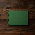 Fotoalbum MINI BLACK25 grünes Herz