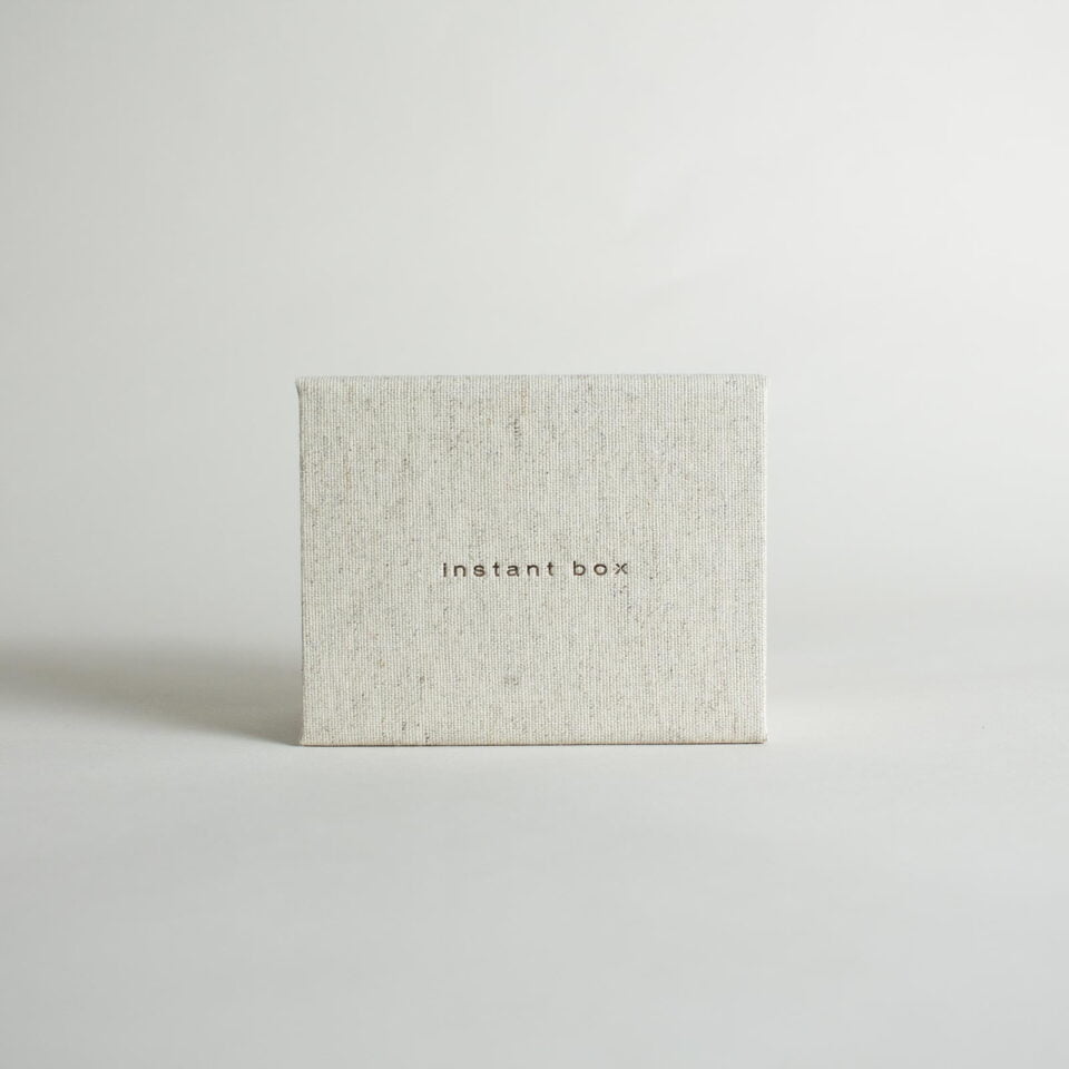 Pudełko na zdjęcia Instant Box len naturalny / KAIKO photo albums